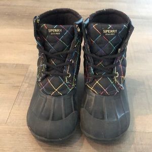 Girls Sperry duck boots